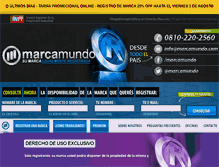 Tablet Screenshot of marcamundo.com